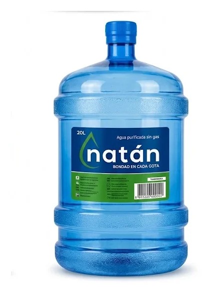 Recarga de bidón de 20 litros natán